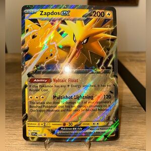 Pokémon 151 Zapdos ex Oversized Jumbo Promo Card SVP 049 Mint